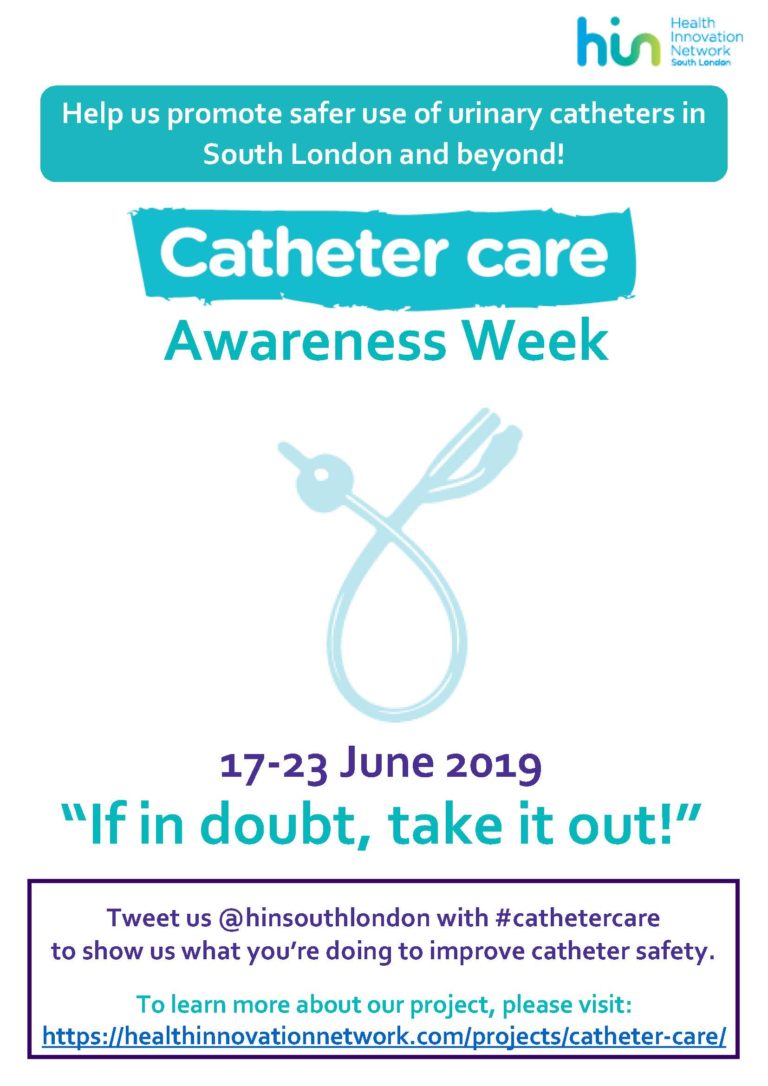 Catheter Care Awareness Week 2019 Bromley Healthcare